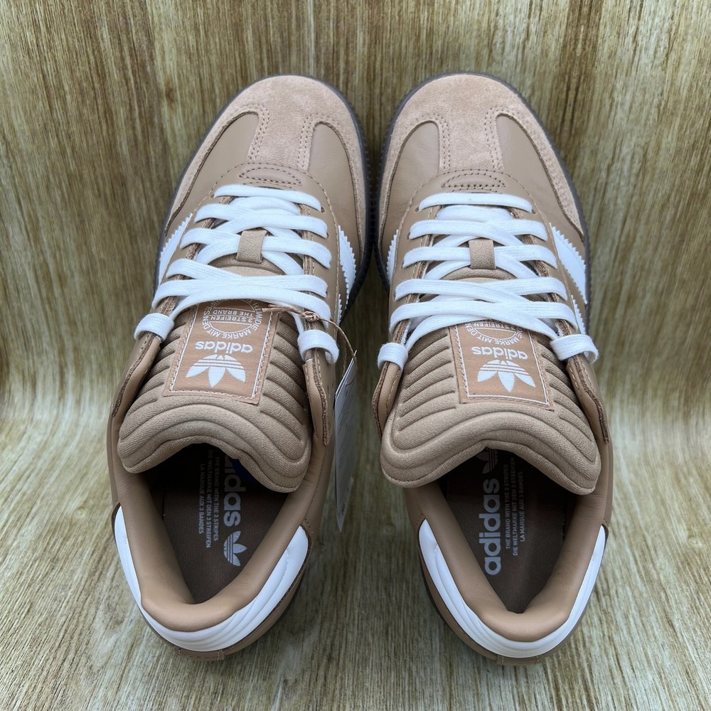 Adidas Samba XLG Men's Size 8.5 Cardboard Brown White Gum Shoes JR0926 NEW - Picture 6 of 10